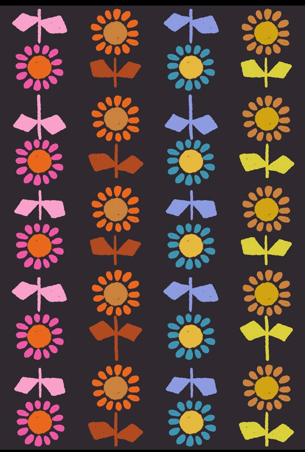 Black Daisy Duffle